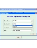 Epson XP215, XP313, XP315, XP413, XP415, Adjustment Pro