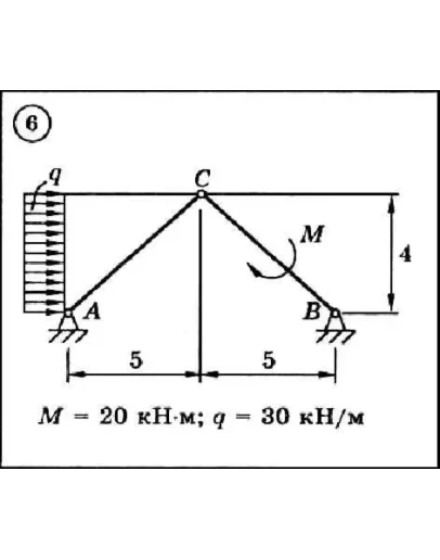 Диевский В.А. - Решение задачи Д4 вариант 6 задание 1