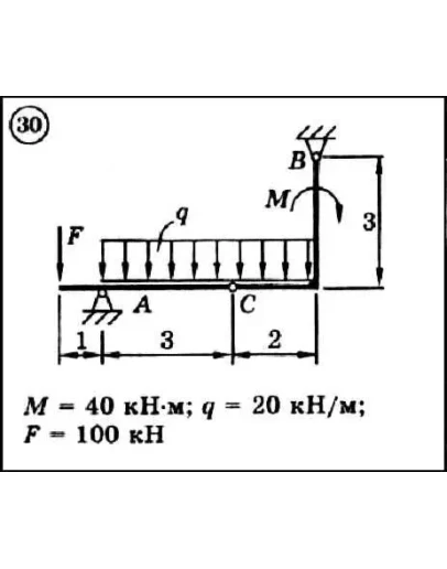Диевский В.А. - Решение задачи Д4 вариант 30 задание 1