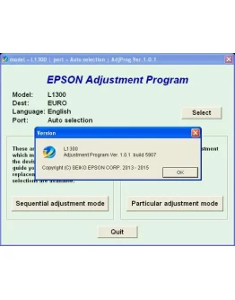 Epson L1300 Adjustment Program