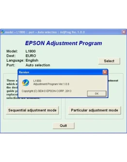 Epson L1800 Adjustment Program