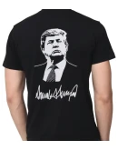 Дональд Трамп и его автограф. Вектор (Corel Draw).