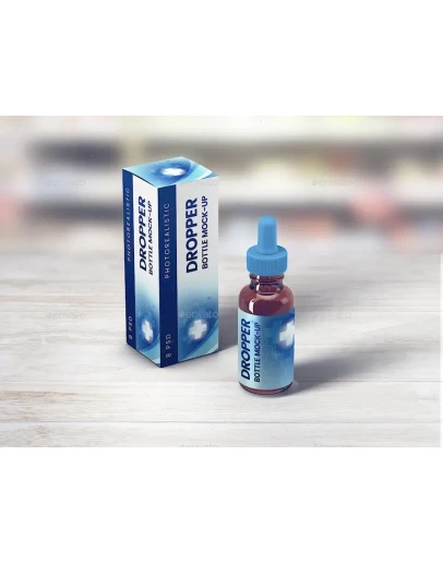 Dropper Bottle Mockup