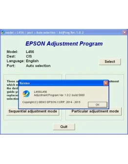 Epson L455, L456 Adjustment Program