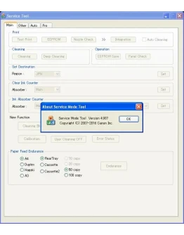 Canon Service Tool V4907