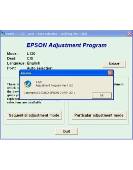 Epson L120 Adjustment Program