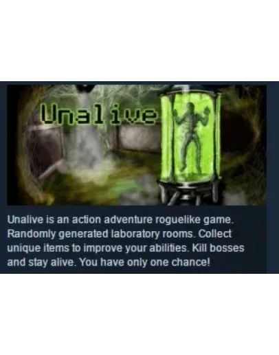 Unalive STEAM KEY REGION FREE GLOBAL+РОССИЯ
