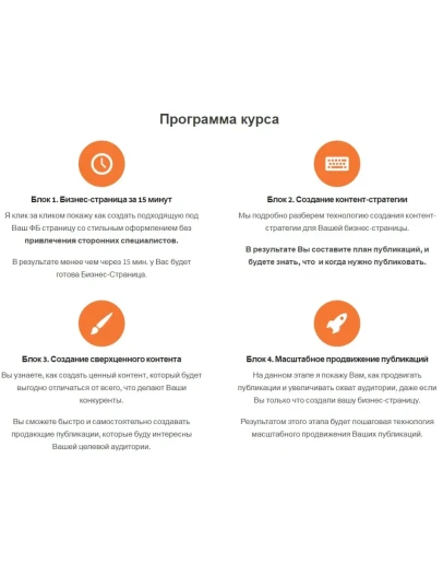 Продающая бизнес-страница на Facebook (2016)