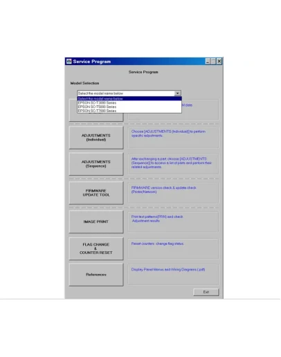 Adjustment Program Epson T3000 T5000 T7000