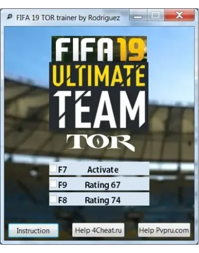 FIFA 19 TOR Чит Trainer for Ultimate Team