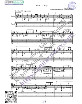 Feelings (Ноты и табы для гитары соло)
