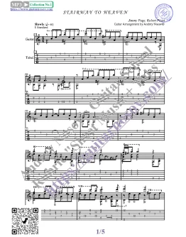 Stairway to Heaven (Ноты и табы для гитары соло)