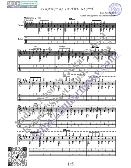 Strangers In The Night (Ноты, табы для гитары соло)