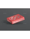 Pizza Box Mockup - Double Pack Supermarket Edition