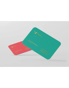 BUSINESS CARD MOCKUP ROUND CORNERS