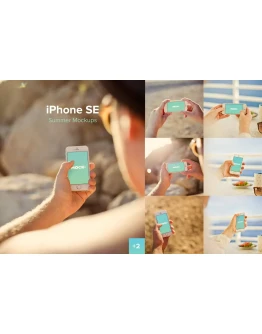 IPHONE SE SUMMER MOCKUPS IPHONE SE SUMMER MOCKUPS
