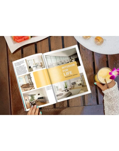 Magazine Mockup Glamour Edition