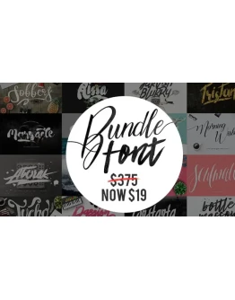 Комплект шрифтов и графики от Maulana Creative