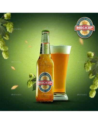 Beer Bottle Mockup