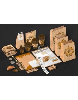 Coffee Cafe Branding Identity Mockup