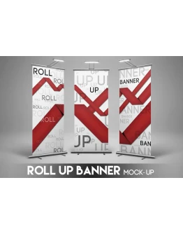 Roll Up Banner Mock-Up