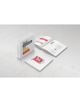 Square Book Mock-Up Set