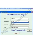 Epson XP530, XP630, XP635, XP830 Adjustment Program
