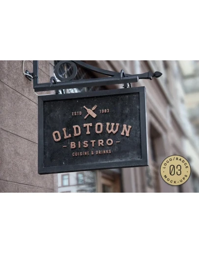 10 Logo/Badge Mock-Ups Vol.3