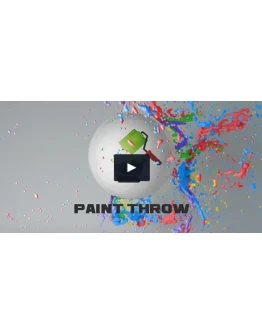 After Effects Template Paint Throw
