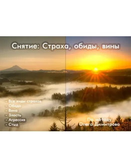 Избавление от страха, обиды, вины. Курс самопроработки