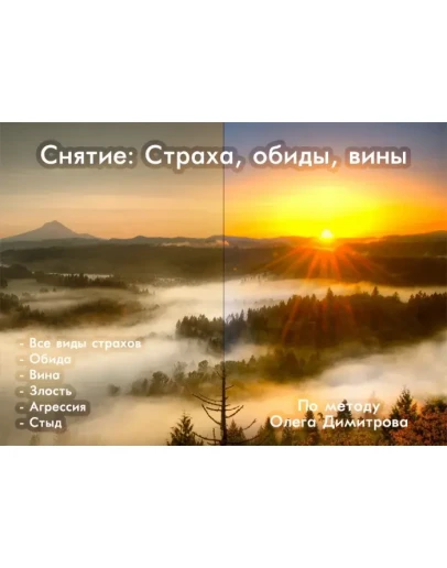 Избавление от страха, обиды, вины. Курс самопроработки