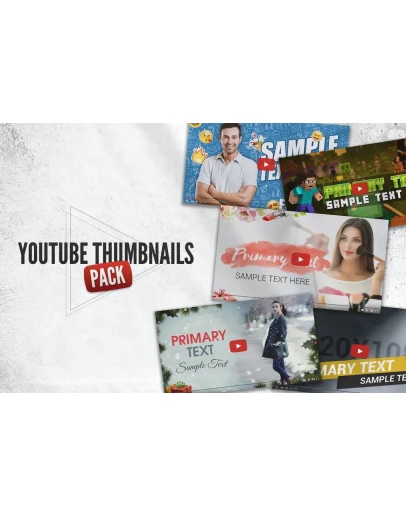 YouTube Thumbnails Pack