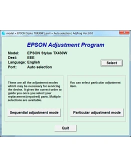 Сброс памперса Epson Stylus SX230, SX235W, SX430, SX435 Сброс памперса Epson Stylus SX230, SX235W, SX430, SX435