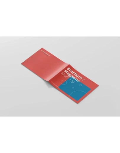 US Letter Landscape Brochure / Magazine Mock-Up