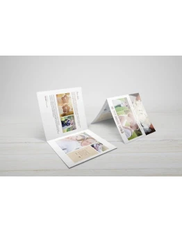 Square Greeting Card - Invitation Mockups