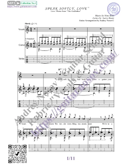 Speak Softly Love (Вокал Гитара Ноты Табы)