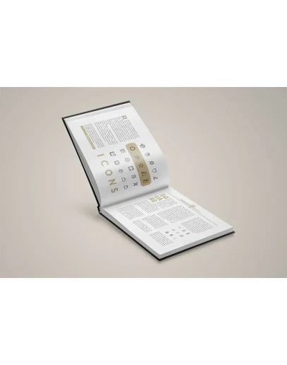 Landscape Book Mock-Up Set 2