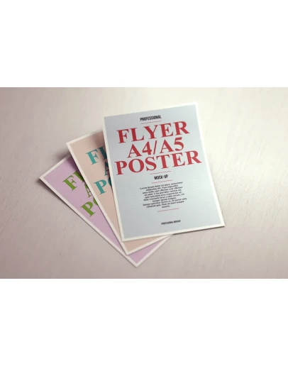 A4 / A5 Poster Flyer Mock-up