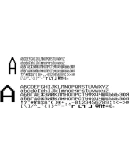 Набор 4 шрифтов ККМ 