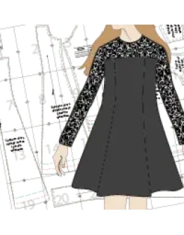 Выкройка платья для девочек подросткового возраста