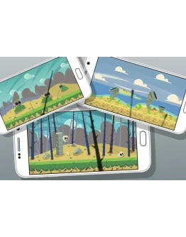 5 Desert Game Backgrounds