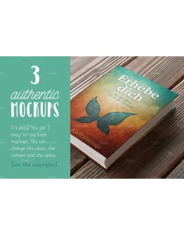 Authentic Book Mockups Vol. 01