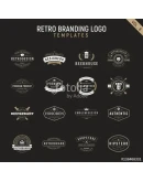 Retro vintage logo branding