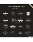 Retro vintage logo branding