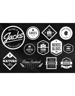 25 Logos and Badges Vol. 1