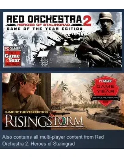 Rising Storm + Red Orchestra 2 (Steam gift GLOBAL) Rising Storm + Red Orchestra 2 (Steam gift GLOBAL)