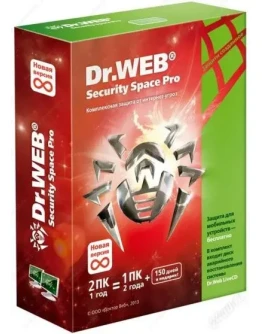 Dr.Web Security Space Pro. 90 дней / 1 ПК (2 в 1)