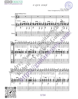 O Que Sera (Вокал Гитара Ноты Табы)