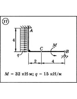 Диевский В.А. - Решение задачи Д4 вариант 17 задание 1