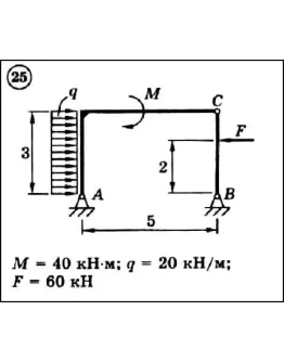 Диевский В.А. - Решение задачи Д4 вариант 25 задание 1